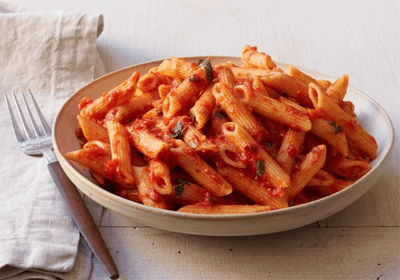 Penne pasta red sauce